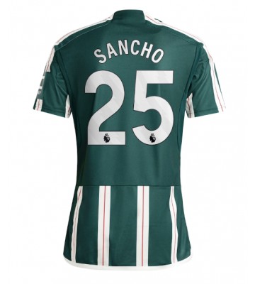 Manchester United Jadon Sancho #25 Bortatröja 2023-24 Korta ärmar